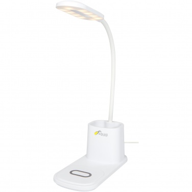 Logotrade advertising product image of: Bright desk lamp and organizer with wireless charger