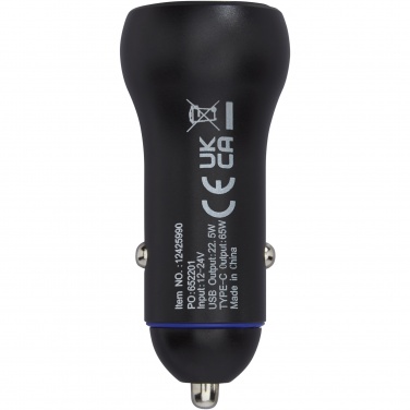 Logo trade advertising products image of: Pilot dual 55W USB-C/USB-A car charger