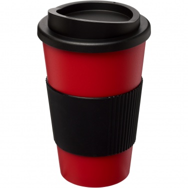 Logotrade promotional giveaway picture of: Americano® 350 ml insulated tumbler with grip