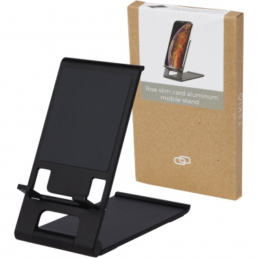 Logo trade promotional merchandise picture of: Rise slim aluminium phone stand