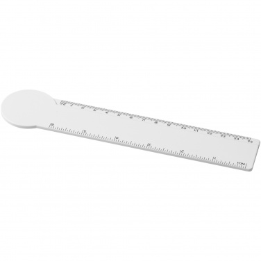 Logotrade promotional merchandise picture of: Tait 15 cm circle-shaped recycled plastic ruler 