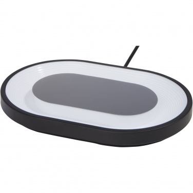 Logo trade promotional item photo of: Ray wireless charging pad with RGB mood light