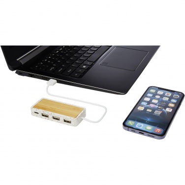 Logo trade advertising products picture of: Terrazzo USB 2.0 hub