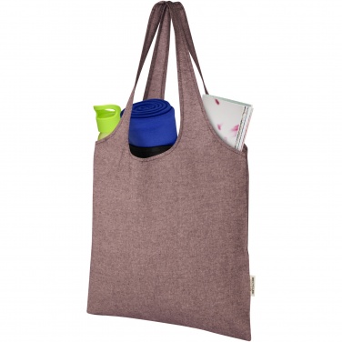 Logo trade promotional product photo of: Pheebs 150 g/m² recycled cotton trendy tote bag 7L