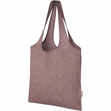 Logo trade corporate gifts picture of: Pheebs 150 g/m² recycled cotton trendy tote bag 7L