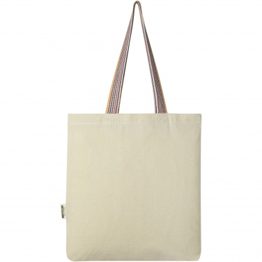 Logotrade corporate gifts photo of: Rainbow 180 g/m² recycled cotton tote bag 5L