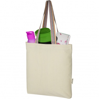 Logotrade promotional items photo of: Rainbow 180 g/m² recycled cotton tote bag 5L