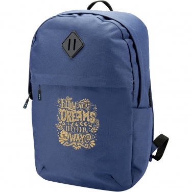 Logo trade corporate gifts image of: REPREVE® Our Ocean™ Commuter 15" GRS RPET laptop backpack 19L