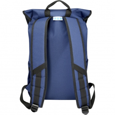 Logotrade promotional giveaways photo of: REPREVE® Our Ocean™ 15" GRS RPET laptop backpack 19L