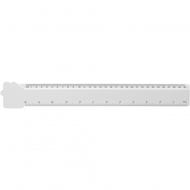 Logotrade promotional giveaway picture of: Tait 30cm house-shaped recycled plastic ruler