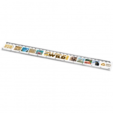 Logo trade promotional products picture of: Refari 30 cm recycled plastic ruler