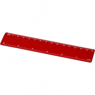 Logo trade corporate gifts image of: Refari 15 cm recycled plastic ruler