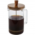 Ivorie 600 ml coffee press , Transparent / Wood