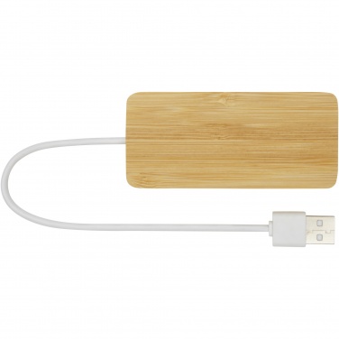 Logotrade corporate gift image of: Tapas bamboo USB hub