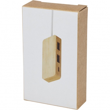 Logotrade business gift image of: Tapas bamboo USB hub