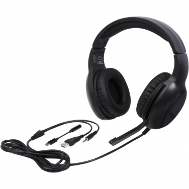 Logo trade corporate gifts image of: Gleam gaming headphones