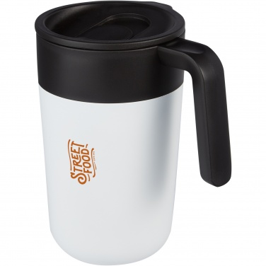 Logo trade corporate gifts picture of: Nordia 400 ml double-wall recycled mug