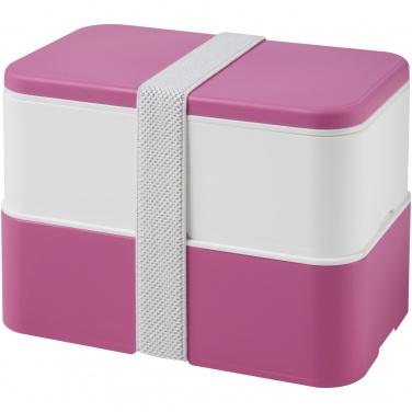 Logo trade promotional merchandise picture of: MIYO double layer lunch box