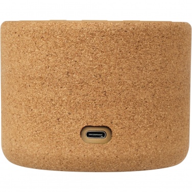 Logo trade promotional gifts picture of: Cerris 5W cork Bluetooth® speaker