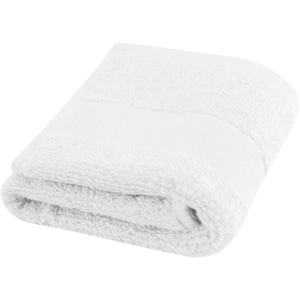 Logo trade corporate gifts image of: Sophia 450 g/m² cotton towel 30x50 cm