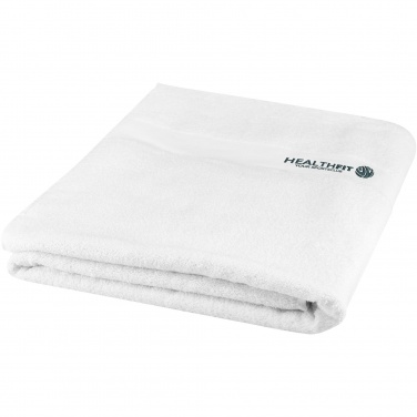 Logo trade corporate gift photo of: Riley 550 g/m² cotton towel 100x180 cm