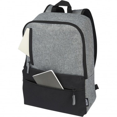 Logotrade promotional giveaway image of: Reclaim 15" GRS recycled two-tone laptop backpack 14L