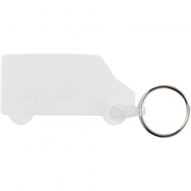 Logotrade business gift image of: Tait van-shaped recycled keychain