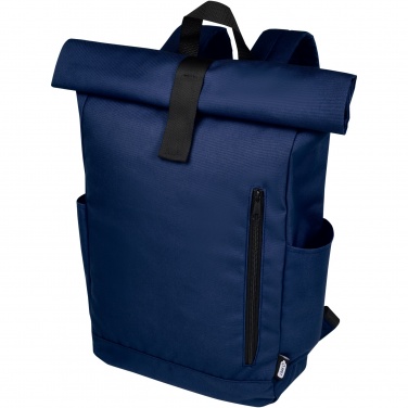 Logotrade promotional giveaway picture of: Byron 15.6" GRS RPET roll-top backpack 18L