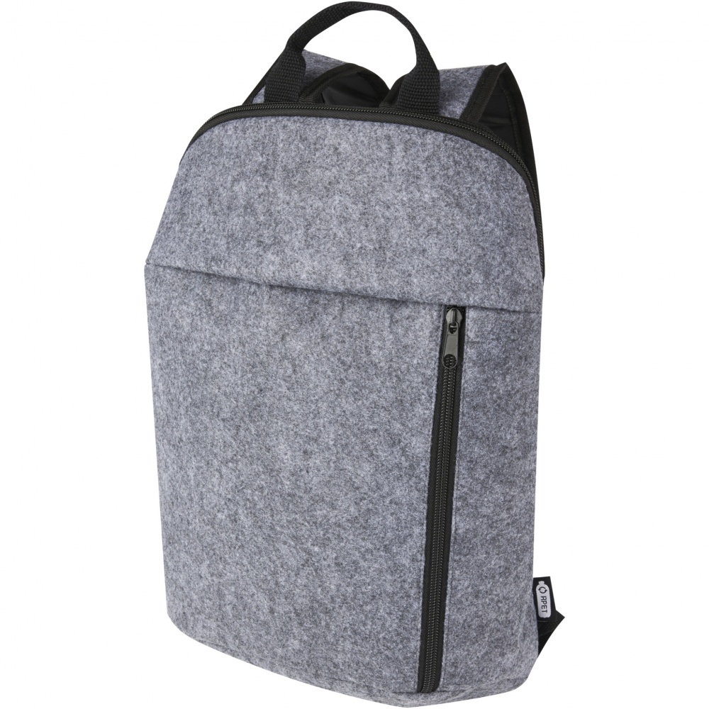 Logo trade promotional giveaways picture of: Felta GRS recycled felt cooler backpack 7L