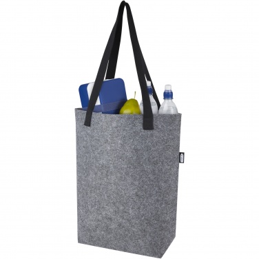 Logotrade corporate gift image of: Felta GRS recycled felt tote bag with wide bottom 12L