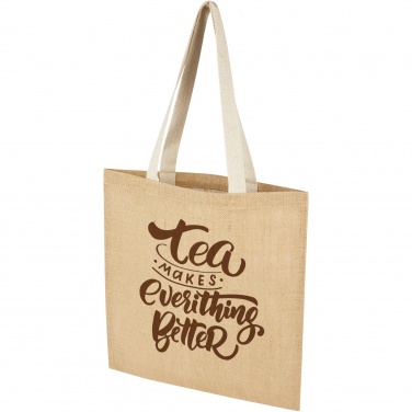 Logo trade promotional products picture of: Juta 300 g/m² jute tote bag 7L