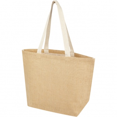 Logo trade corporate gifts image of: Juta 300 g/m² jute tote bag 12L