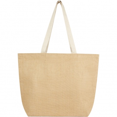 Logo trade advertising products picture of: Juta 300 g/m² jute cooler tote bag 12L