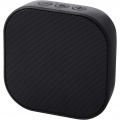 Stark 2.0 3W mini RCS recycled plastic Bluetooth® speaker, Solid black