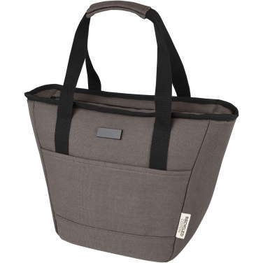 Logo trade corporate gift photo of: Joey 9-can GRS recycled canvas lunch cooler bag 6L