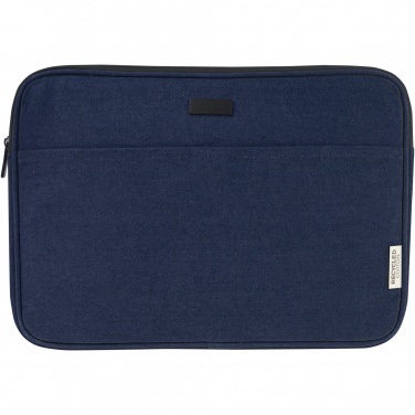 Logo trade promotional giveaways image of: Joey 14" GRS recycled canvas laptop sleeve 2L