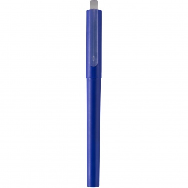 Logo trade promotional giveaways image of: Mauna recycled PET gel rollerball pen