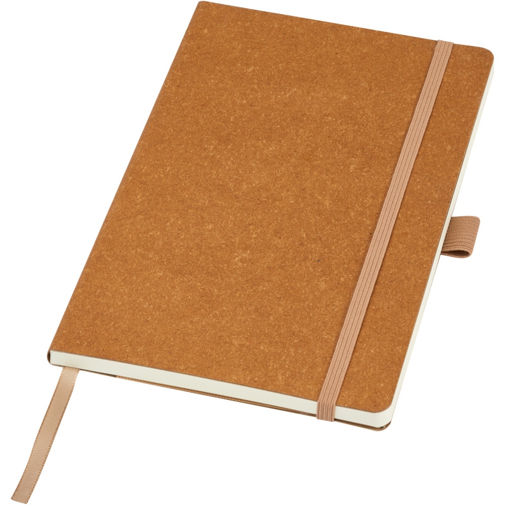 Logo trade advertising product photo of: Kilau recycled leather notebook 