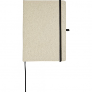 Logo trade promotional items image of: Tutico organic cotton hardcover notebook