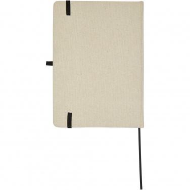 Logo trade advertising products picture of: Tutico organic cotton hardcover notebook