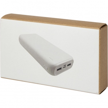 Logo trade corporate gifts picture of: Electro 20.000 mAh recycled plastic power bank 