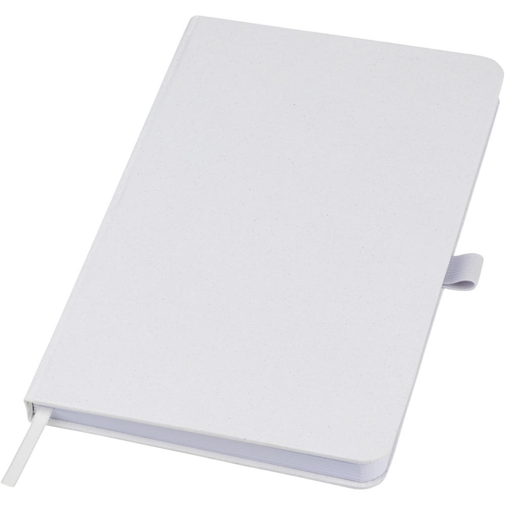 Logo trade promotional gifts picture of: Fabianna crush paper hard cover notebook