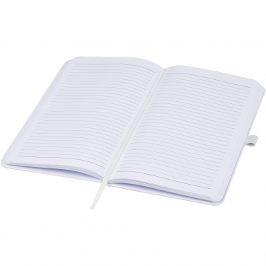 Logo trade promotional gifts image of: Fabianna crush paper hard cover notebook