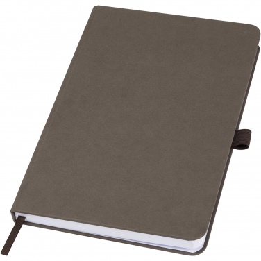 Logo trade promotional items image of: Fabianna crush paper hard cover notebook