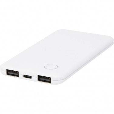 Logo trade corporate gifts image of: Slender 4000 mAh slim dual power bank