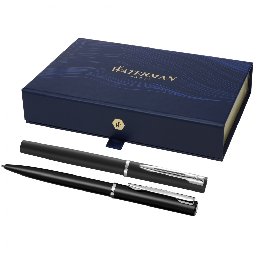 Logotrade promotional giveaways photo of: Waterman Allure rollerball and ballpoint pen set 