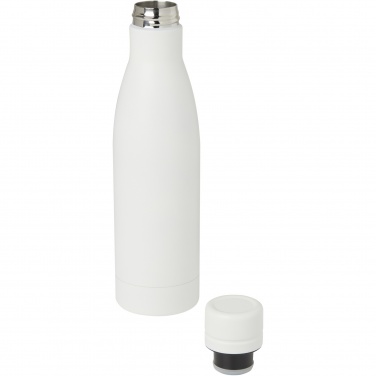 Logo trade corporate gifts image of: Vasa 500 ml RCS certified recycled stainless steel copper vacuum insulated bottle