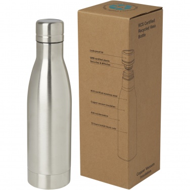 Logotrade promotional product picture of: Vasa 500 ml RCS certified recycled stainless steel copper vacuum insulated bottle