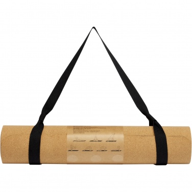 Logo trade promotional items image of: Trikona cork yoga mat