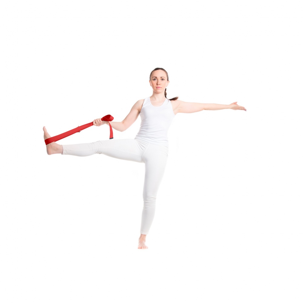 Logo trade promotional giveaways image of: Virabha RPET yoga strap